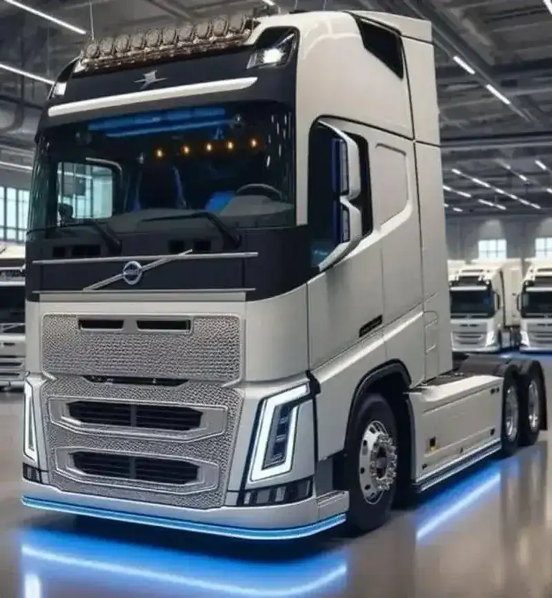 کامیون حمل بار نیلگون خلیج فارس در پایانه کرمانشاه - خدمات حمل بار تجاری و صنعتی